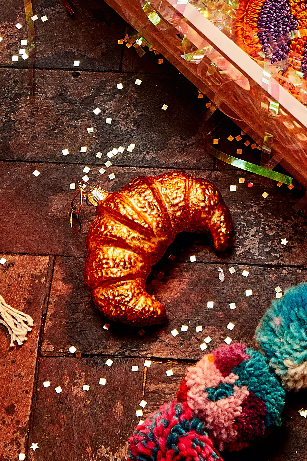 Croissant Christmas Decoration